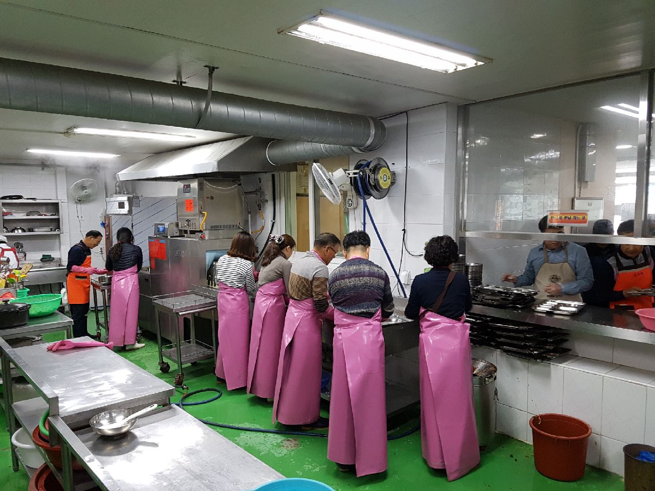 2017년 11월 군산경로식당 무료급식소 급식봉사