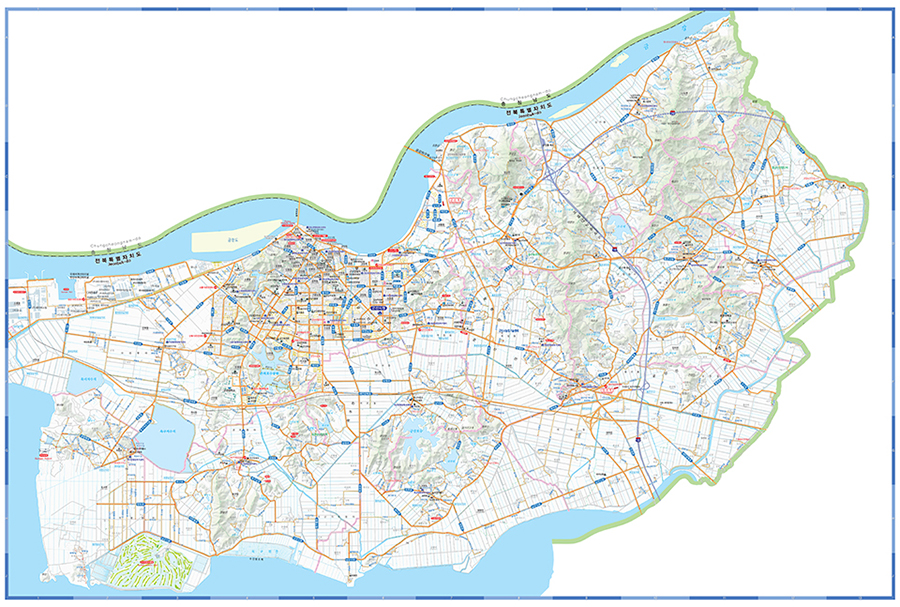 주소정보안내도(군산시전체)