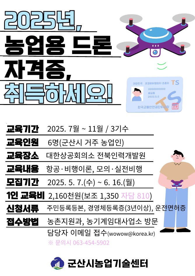 2025년 드론 자격증
