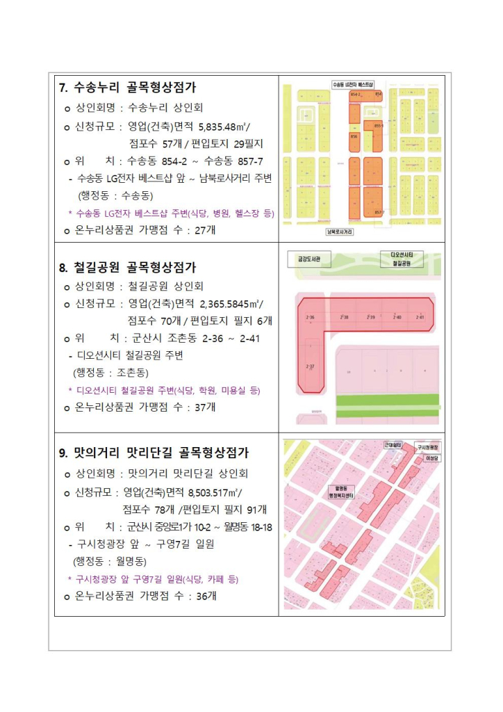 군산시골목형상점가지정현황(26개소_구역도포함)005